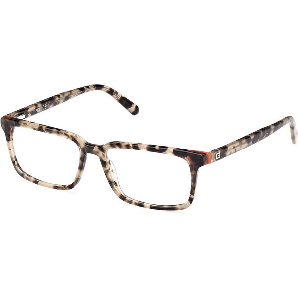 Guess GU50068 056 Men's Eyeglasses Tortoiseshell Size 52 - Blue Light Block Available