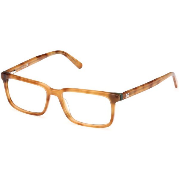 Guess GU50068 053 Men's Eyeglasses Tortoiseshell Size 52 - Blue Light Block Available