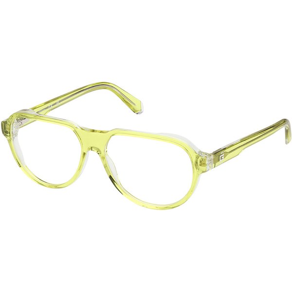 Guess GU50090 041 Men's Eyeglasses Yellow Size 56 - Blue Light Block Available