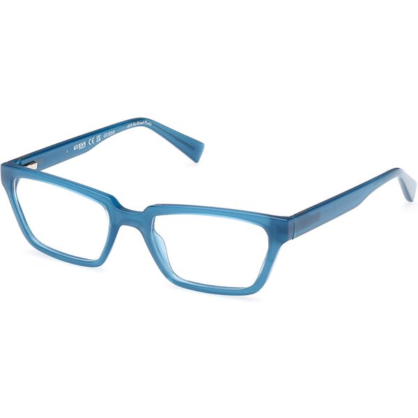 Guess GU8280 090 Men's Eyeglasses Blue Size 54 - Blue Light Block Available