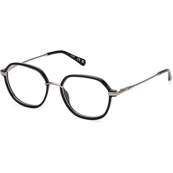 Guess GU50098 001 Men's Eyeglasses Black Size 50 - Blue Light Block Available