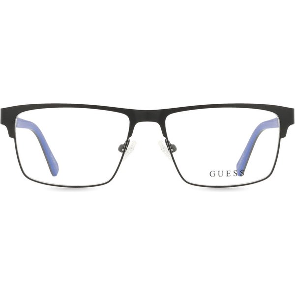Guess GU50131 002 Men's Eyeglasses Black Size 55 - Blue Light Block Available