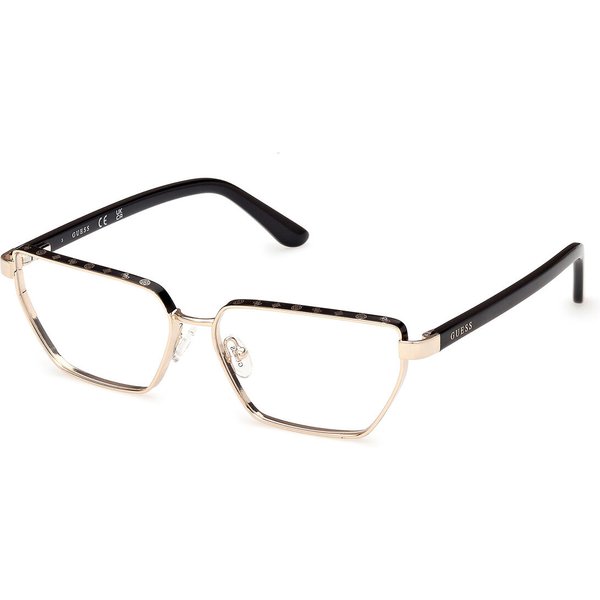 Guess GU50123 005 Women’s Eyeglasses Gold Size 55 - Blue Light Block Available