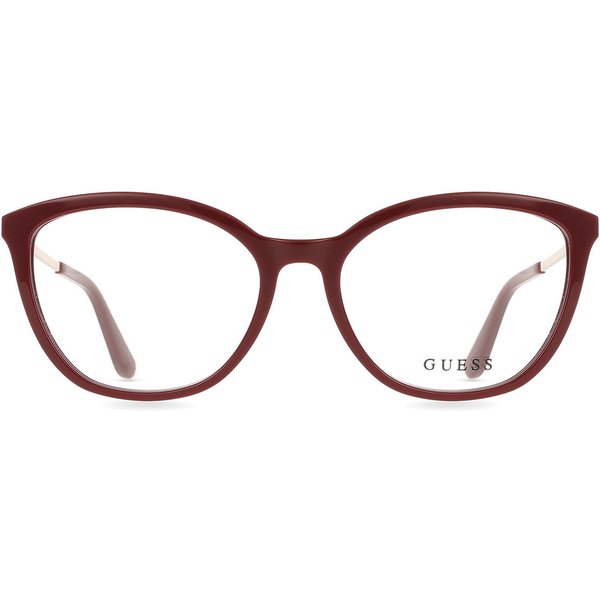 Guess GU50171 069 Women’s Eyeglasses Burgundy Size 53 - Blue Light Block Available
