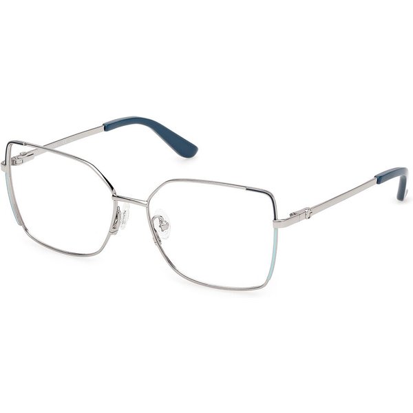 Guess GU50223 010 Women’s Eyeglasses Silver Size 57 - Blue Light Block Available