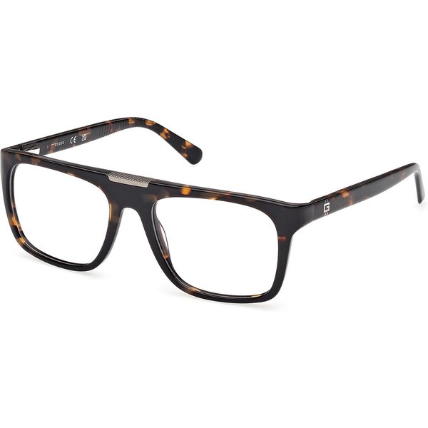 Guess GU50328 052 Men's Eyeglasses Tortoiseshell Size 55 - Blue Light Block Available