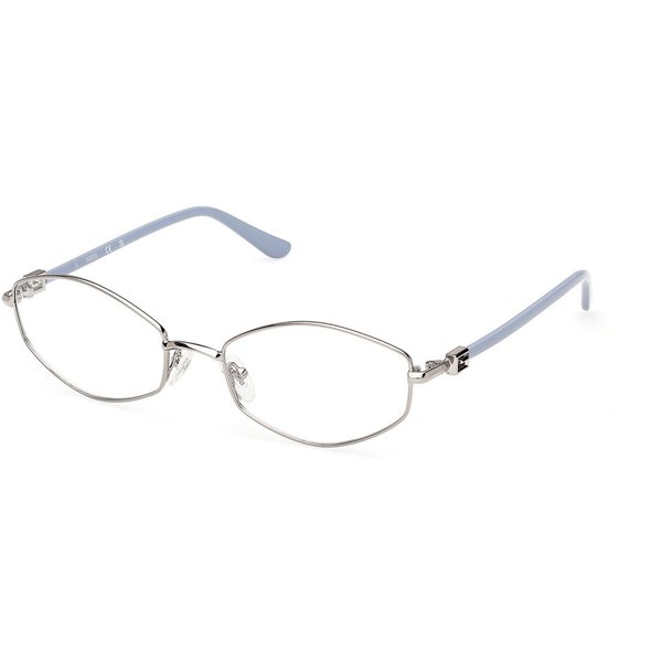 Guess GU50355 008 Women’s Eyeglasses Gunmetal Size 56 - Blue Light Block Available