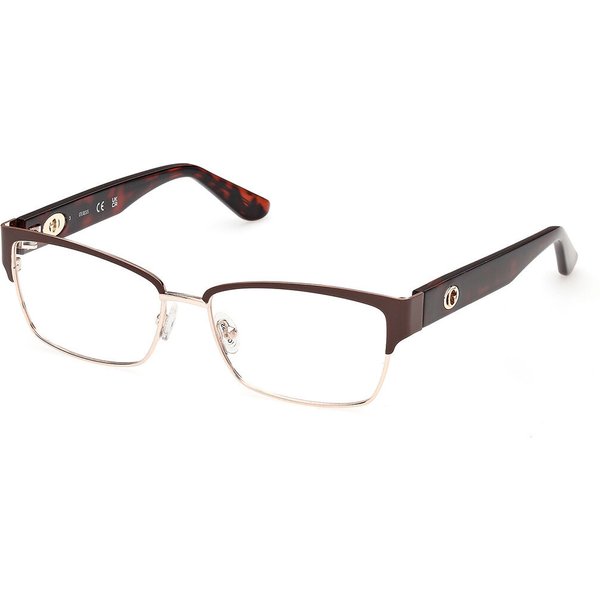 Guess GU50383 049 Women’s Eyeglasses Brown Size 55 - Blue Light Block Available