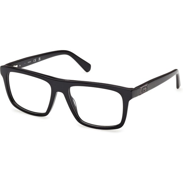 Guess GU50369 001 Men's Eyeglasses Black Size 55 - Blue Light Block Available