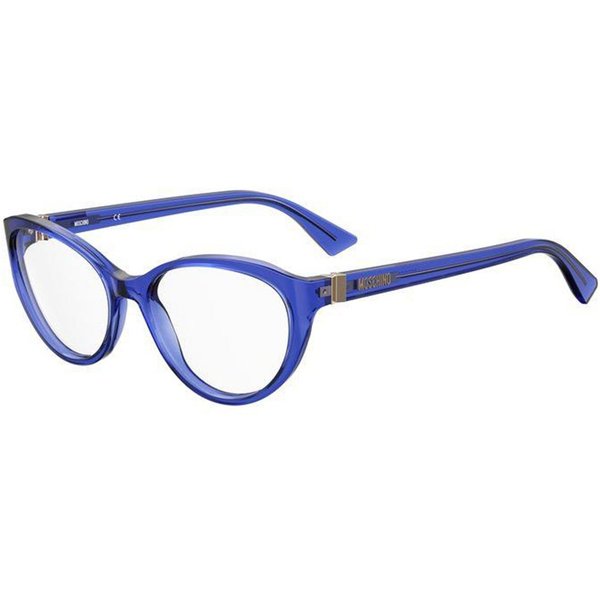 Moschino MOS557 PJP Women’s Eyeglasses Blue Size 53 - Blue Light Block Available
