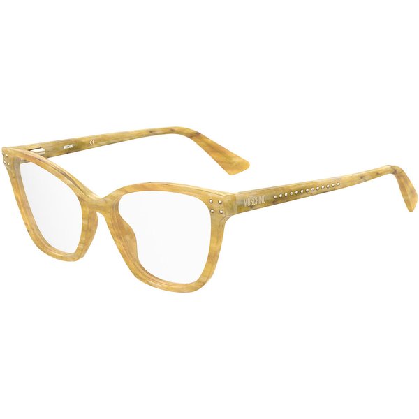 Moschino MOS595 FP5 Women’s Eyeglasses Yellow Size 54 - Blue Light Block Available
