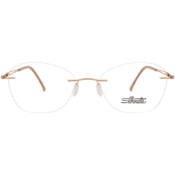 Silhouette 5521/70 3530 Men's Eyeglasses Brown Size 53 - Blue Light Block Available