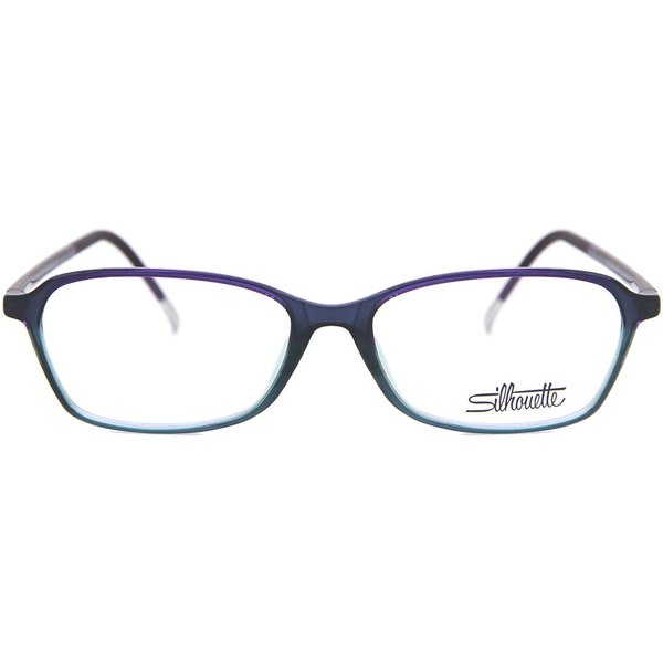 Silhouette SPX Illusion Full Rim 1605/75 4010 Women’s Eyeglasses Purple Size 50 - Blue Light Block Available