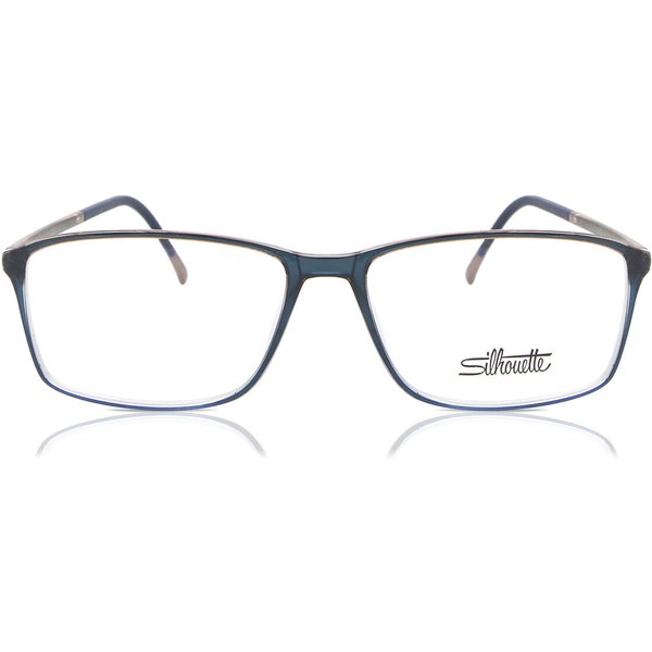 Silhouette 2942/75 5010 Men's Eyeglasses Blue Size 54 - Blue Light Block Available