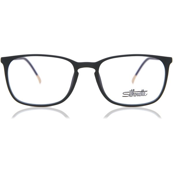 Silhouette 2943/75 9030 Men's Eyeglasses Black Size 53 - Blue Light Block Available