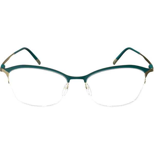 Silhouette 4556/75 5040 Men's Eyeglasses Green Size 52 - Blue Light Block Available