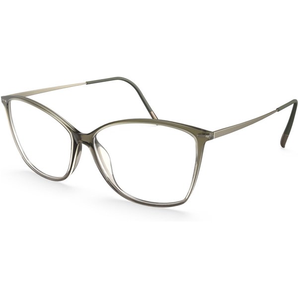 Silhouette 1607/75 5740 Women’s Eyeglasses Green Size 56 - Blue Light Block Available