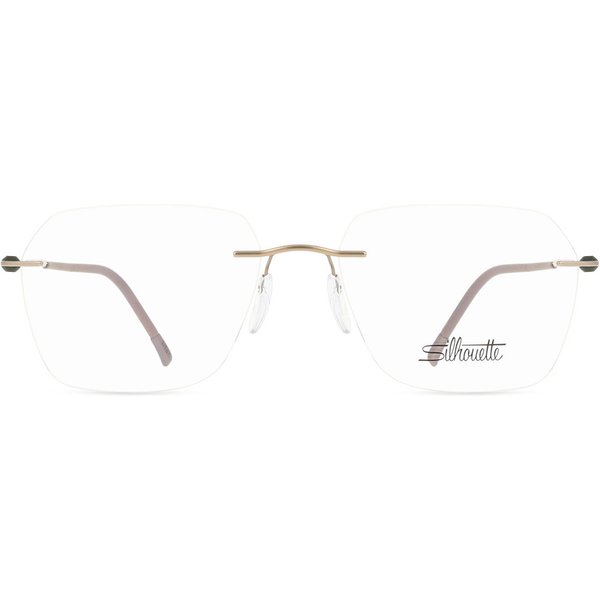 Silhouette Purist 5561/IS 8640 サングラス - 男性用 - 金色