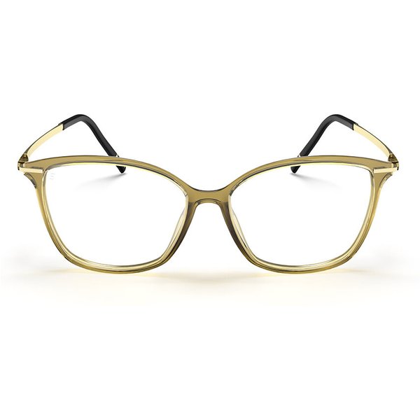 Silhouette Rising Dawn Full Rim 1619/75 5540 Women’s Eyeglasses Green Size 52 - Blue Light Block Available