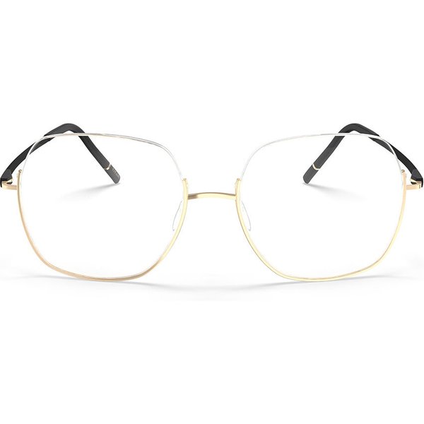 Silhouette Dynamic Dawn 4566/75 7580 Women’s Eyeglasses Gold Size 55 - Blue Light Block Available