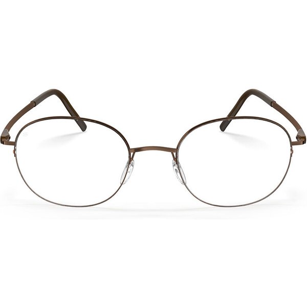 Silhouette Dynamic Dawn 5590/75 6040 Men's Eyeglasses Brown Size 48 - Blue Light Block Available