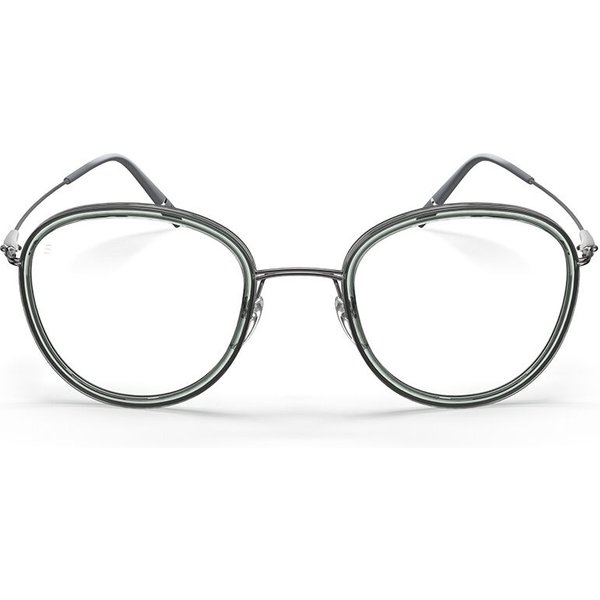 Silhouette Dynamics Colorwave Contour Fullrim 5581/75 7100 Women’s Eyeglasses Silver Size 45 - Blue Light Block Available