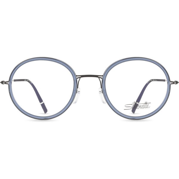 Silhouette Dynamics Colorwave Contour Fullrim 5582/75 9040 Women’s Eyeglasses Blue Size 47 - Blue Light Block Available