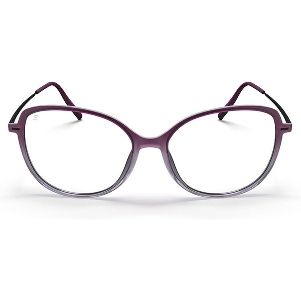Silhouette Illusion Lite Fullrim 1618/75 4140 Women’s Eyeglasses Purple Size 50 - Blue Light Block Available