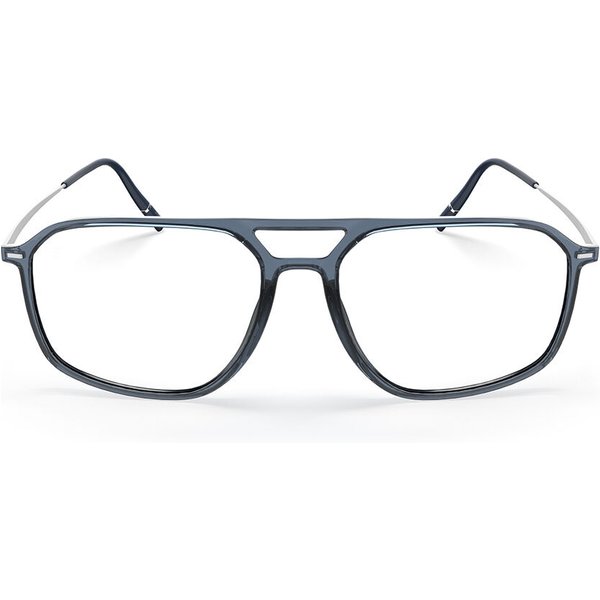 Silhouette Illusion Lite Fullrim 2969/75 4610 Men's Eyeglasses Blue Size 55 - Blue Light Block Available