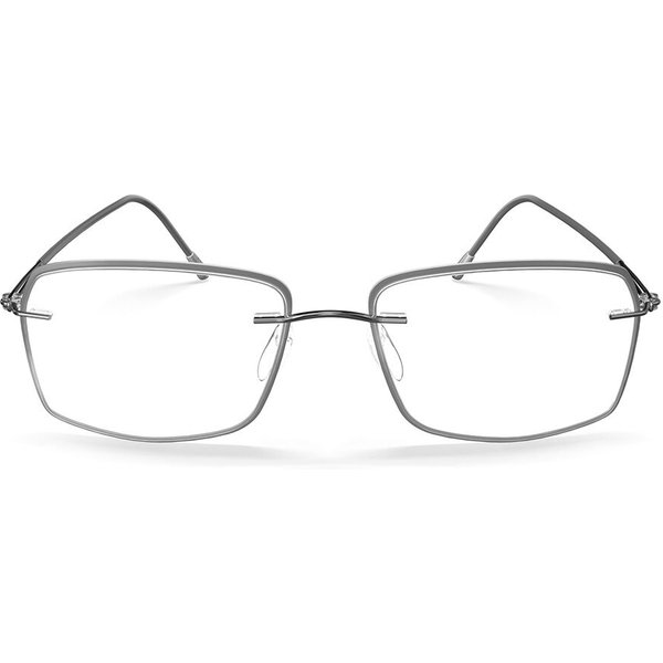 Silhouette Lite Spirit Demo Rimless 5566/JH 6540 Men's Eyeglasses Silver Size 53 - Blue Light Block Available