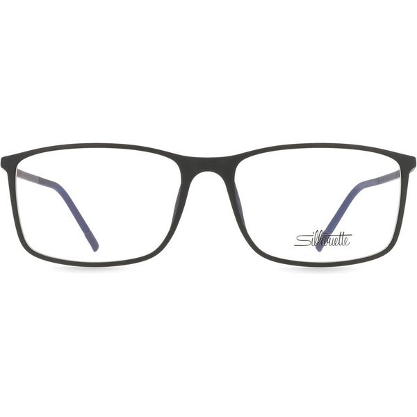 Silhouette SPX Illusion 2979/75 9160 Men's Eyeglasses Black Size 59 - Blue Light Block Available