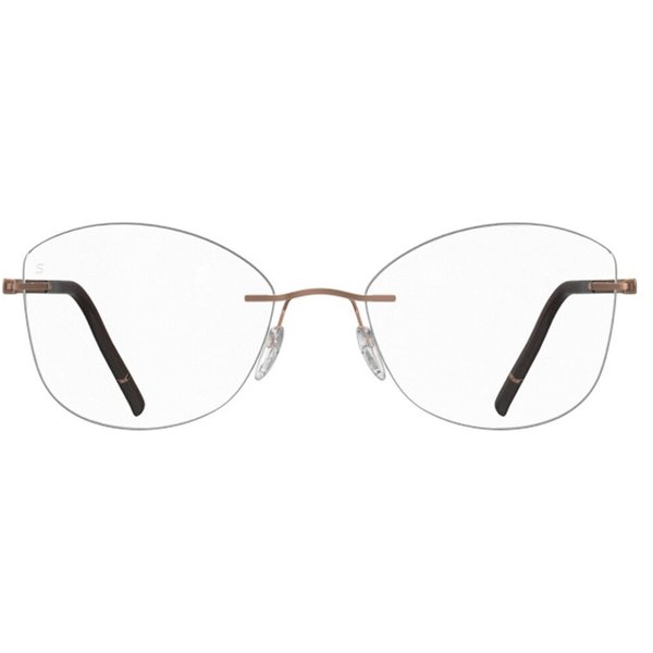 Silhouette The Dawn Demo Rimless 5573/KE 3530 Women’s Eyeglasses Gold Size 56 - Blue Light Block Available