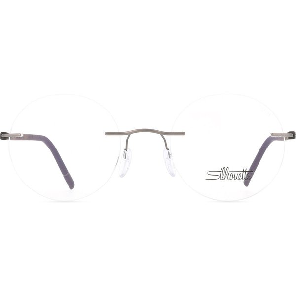 Silhouette The Wave Demo Rimless 5567/CK 9260 Men's Eyeglasses Silver Size 49 - Blue Light Block Available