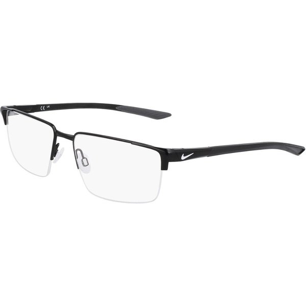 Nike 8054 N 001 Men's Eyeglasses Black Size 55 - Blue Light Block Available