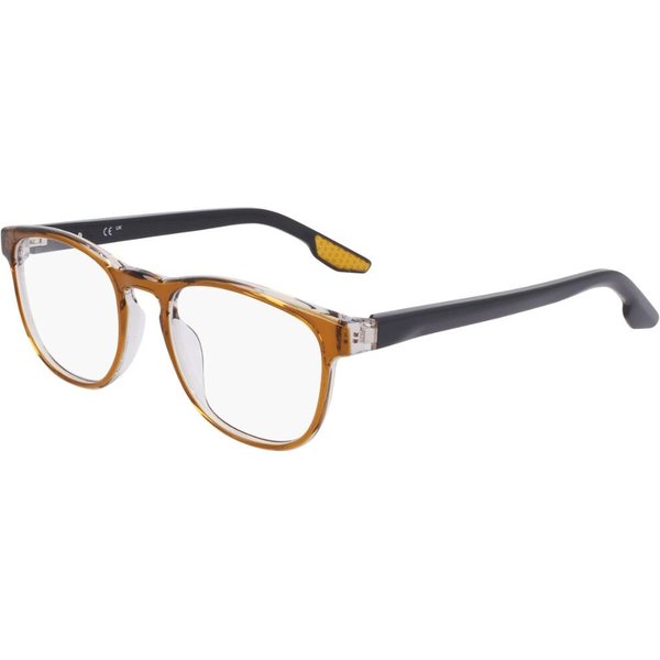Nike 7162 217 Men's Eyeglasses Brown Size 50 - Blue Light Block Available