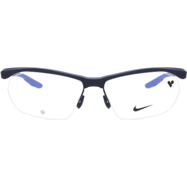 Nike 7401 410 Men's Eyeglasses Blue Size 58 - Blue Light Block Available