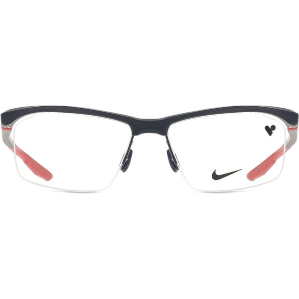 Nike 7402 411 Men's Eyeglasses Blue Size 56 - Blue Light Block Available
