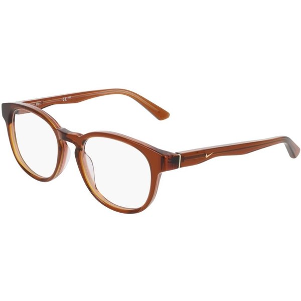 Nike 7182 219 Men's Eyeglasses Brown Size 51 - Blue Light Block Available