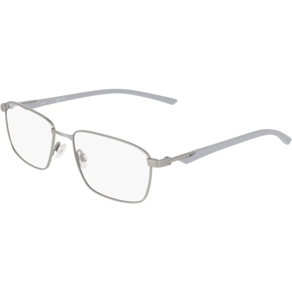 Nike 4322 045 Men's Eyeglasses Silver Size 56 - Blue Light Block Available