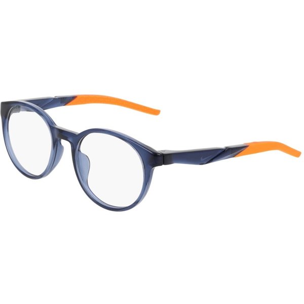 Nike 5107 410 Men's Eyeglasses Blue Size 47 - Blue Light Block Available