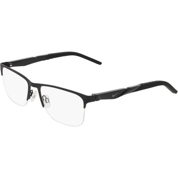 Nike 8196 001 Men's Eyeglasses Black Size 55 - Blue Light Block Available