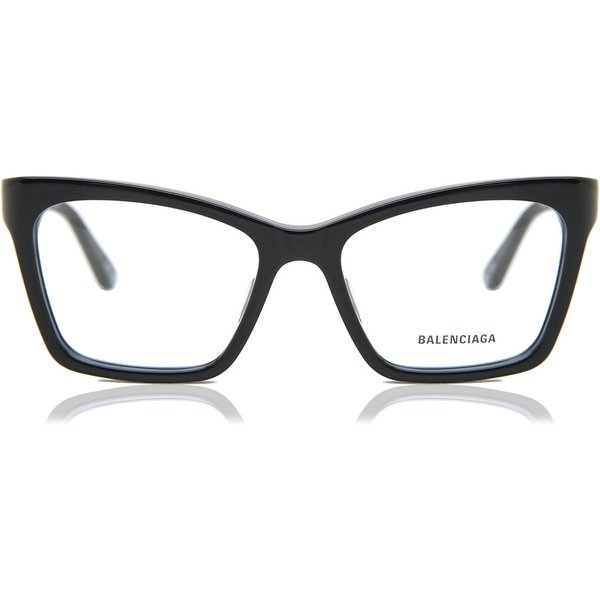 Balenciaga BB0210O 001 Women’s Eyeglasses Black Size 53 - Blue Light Block Available