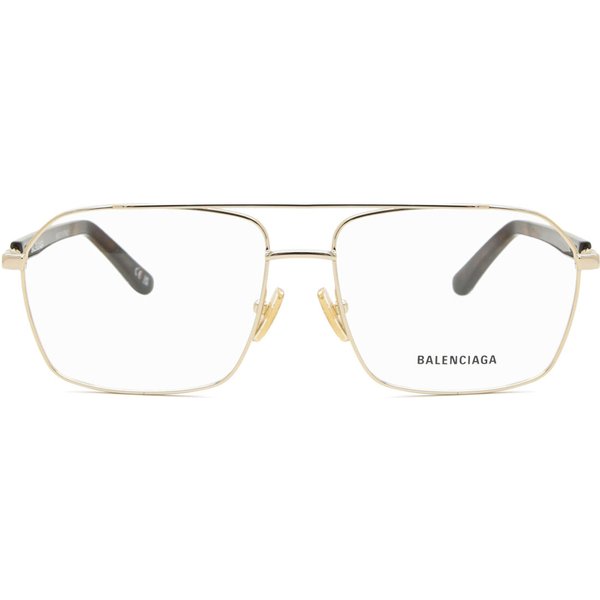 バレンシアガ Balenciaga BB0248O アジアフィット 002 サングラス - 男性用 - 金色