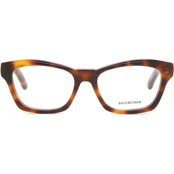 Balenciaga BB0242O 006 Men's Eyeglasses Tortoiseshell Size 53 - Blue Light Block Available