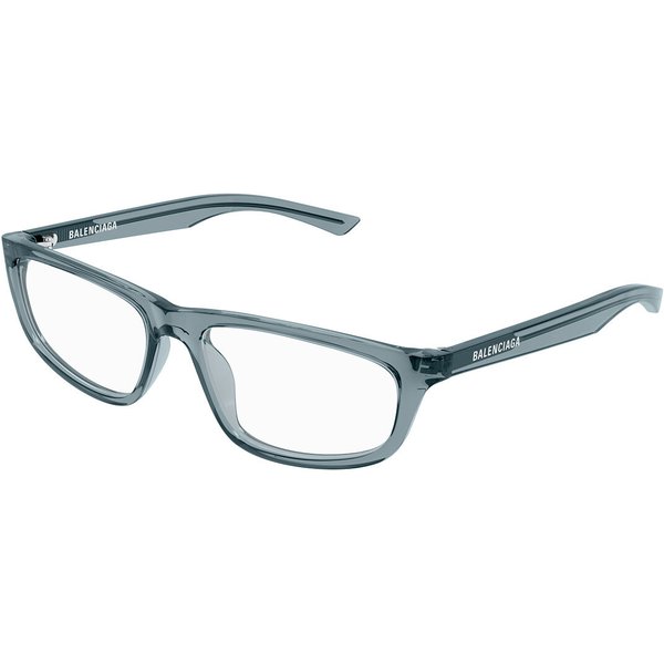 Balenciaga BB0407O 004 Men's Eyeglasses Green Size 56 - Blue Light Block Available