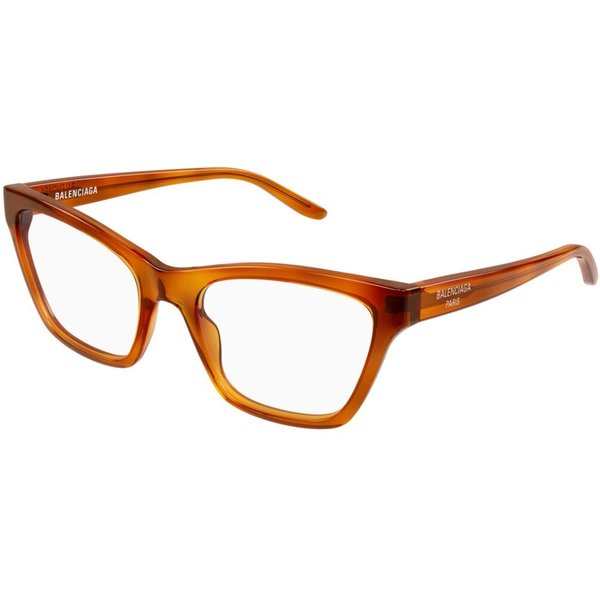 Balenciaga BB0440O 003 Women’s Eyeglasses Tortoiseshell Size 56 - Blue Light Block Available
