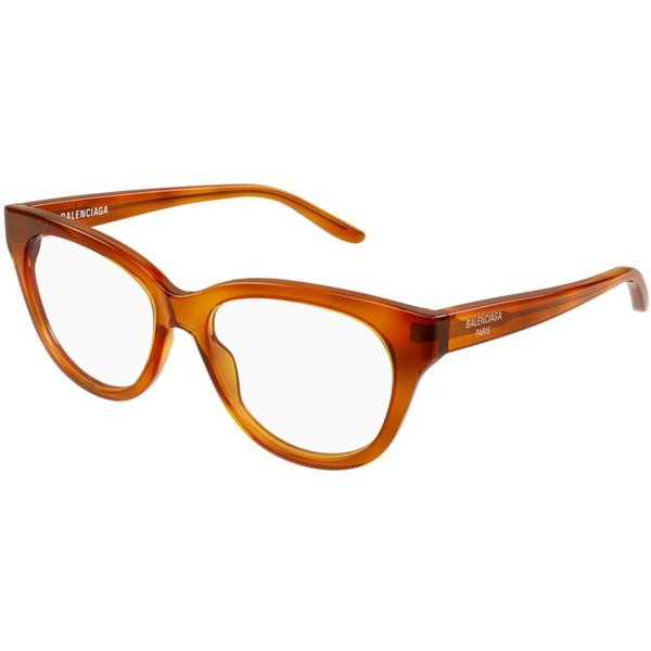 Balenciaga BB0441O 010 Women’s Eyeglasses Tortoiseshell Size 56 - Blue Light Block Available
