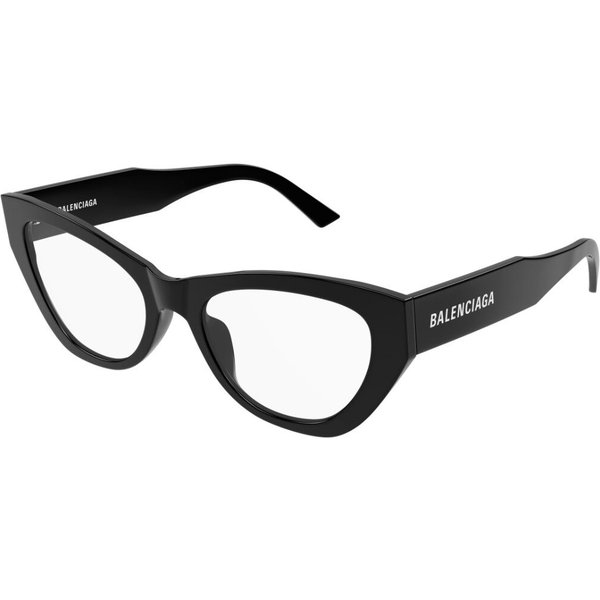 Balenciaga BB0449O 006 Women’s Eyeglasses Black Size 55 - Blue Light Block Available