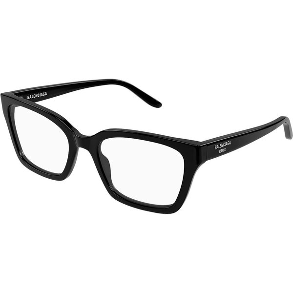 Balenciaga BB0501O 001 Women’s Eyeglasses Black Size 55 - Blue Light Block Available