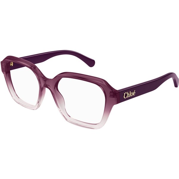 Chloé CH0272O 003 Women’s Eyeglasses Burgundy Size 53 - Blue Light Block Available